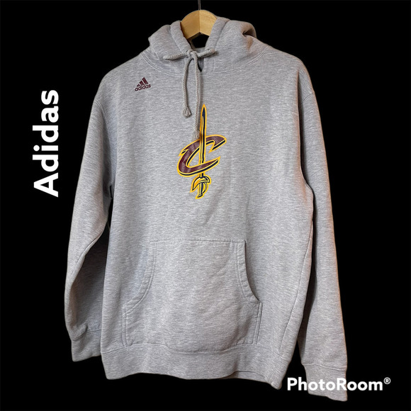 Adidas NBA Cavalier James 23 Men's Hoodie Gray Size Small - Picture 1 of 9